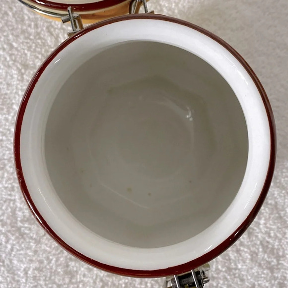 Vintage Mayfair &  Jackson Painted Fruit Ceramic Canister - Picture 8 of 12